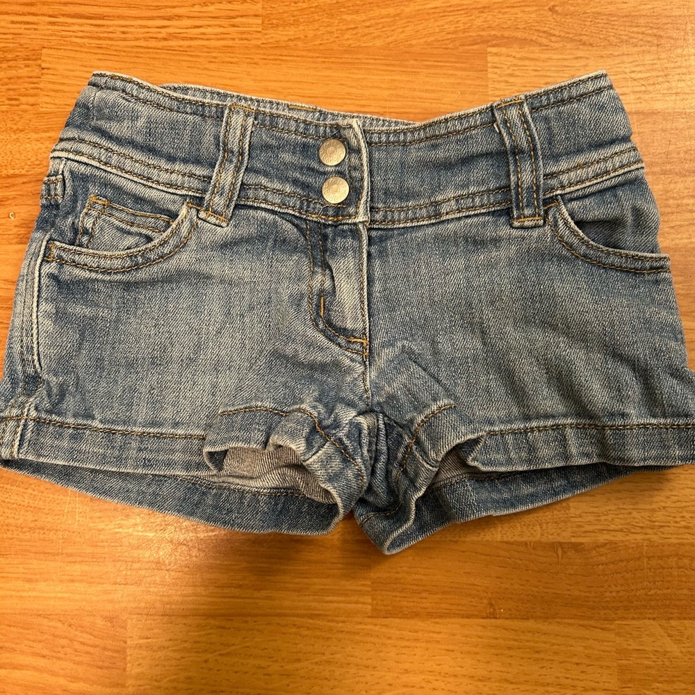 Mini Boden Light Blue Jean Shorts Size 3Y